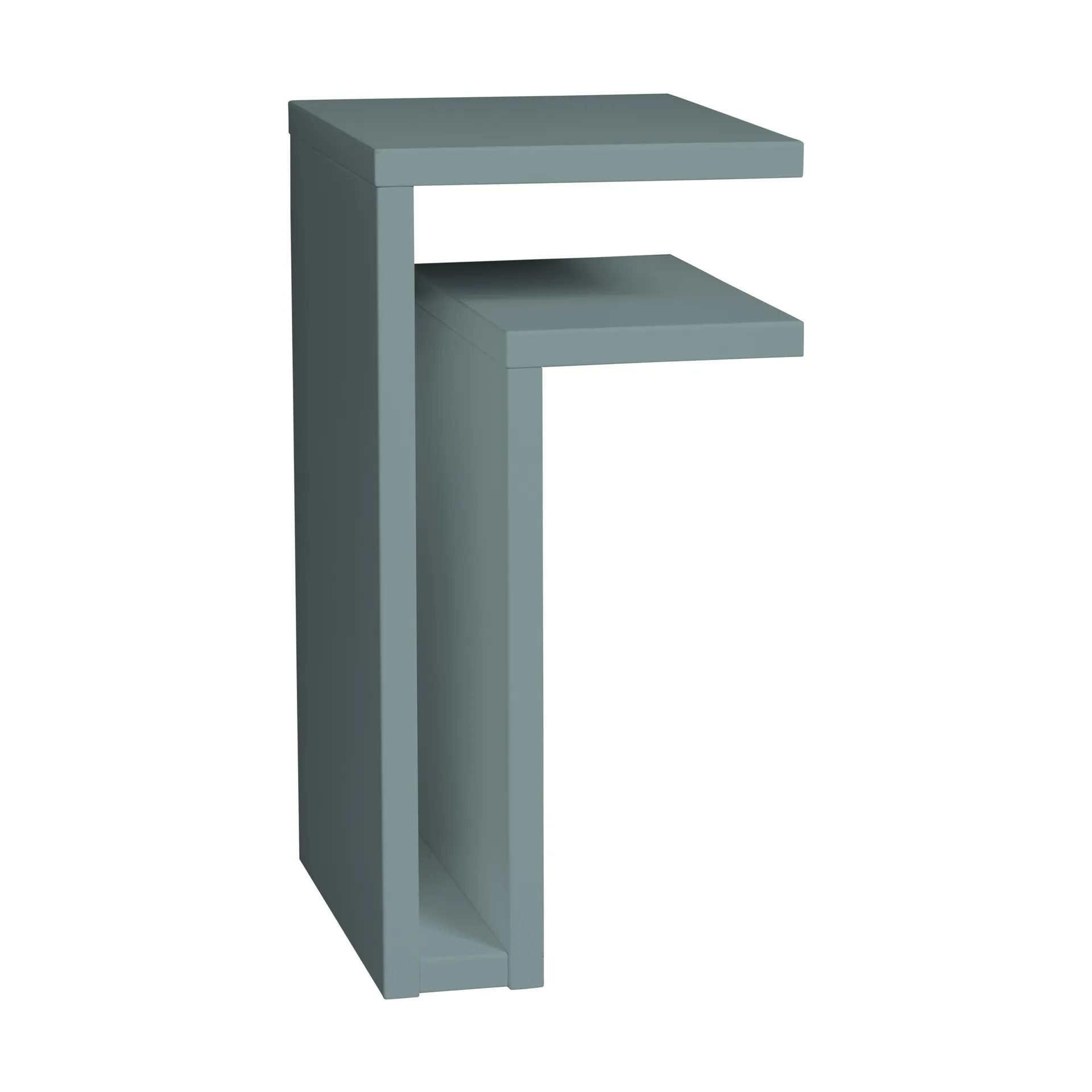 F-shelf prateleira de parede azul pombo, Prateleira para a direita Maze