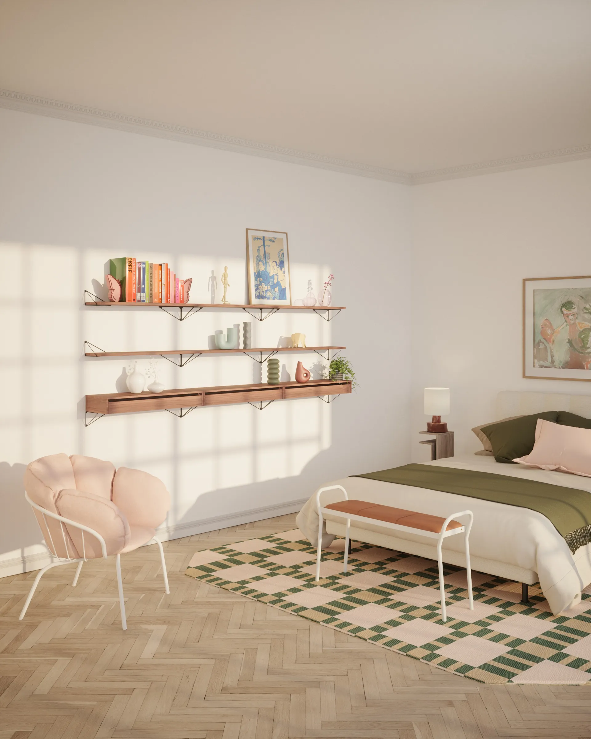 Gaveta Pythagoras L, nogueira Maze