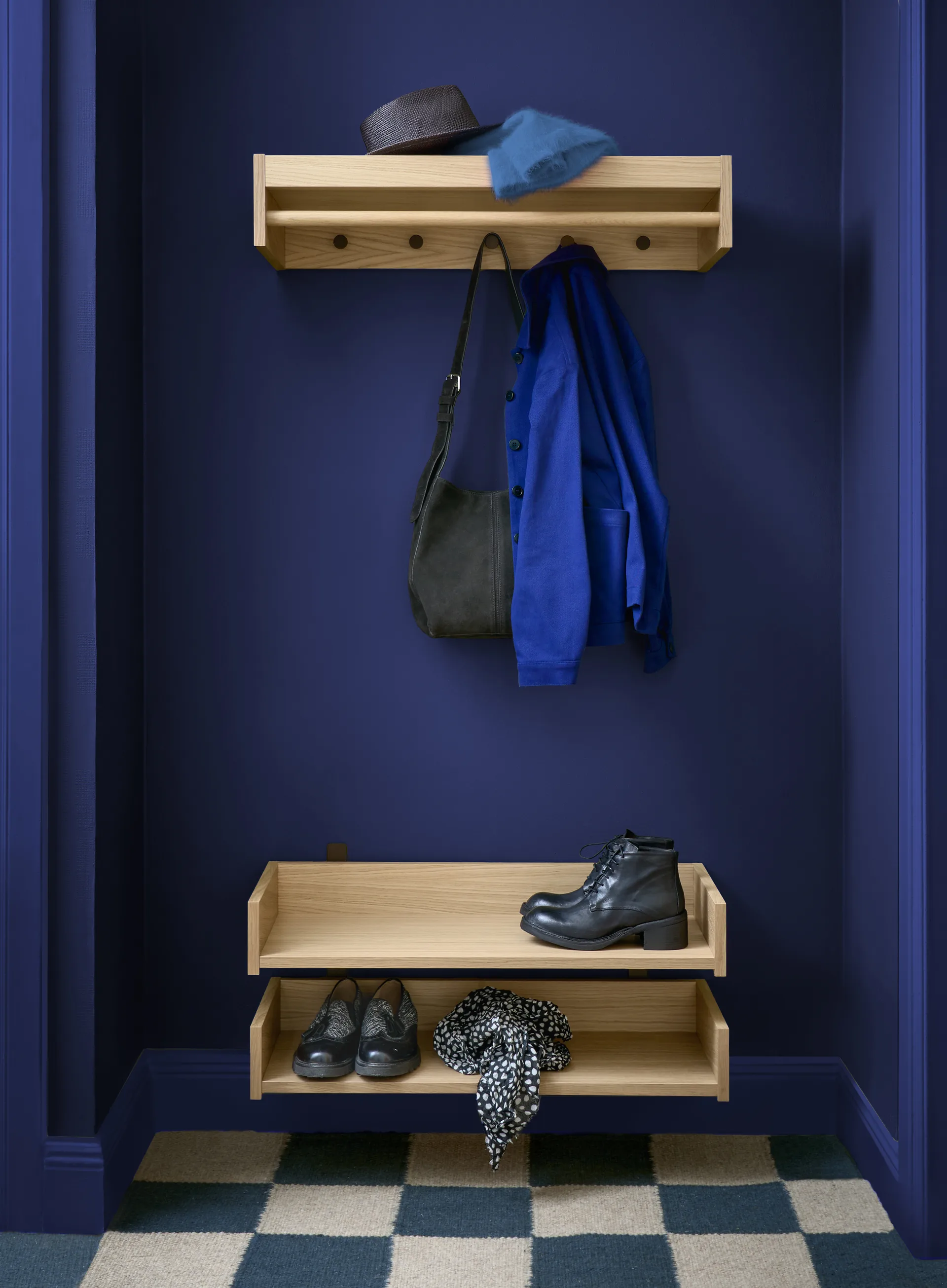 Gentle sapateira, Carvalho, 78x8x30 cm Maze