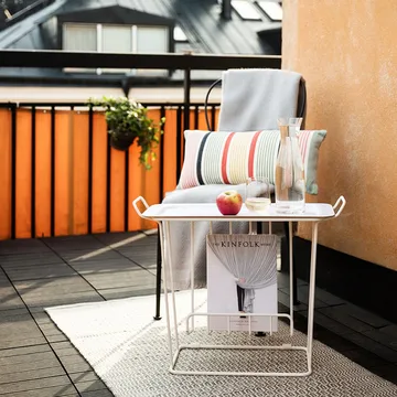 Mesa com tabuleiro de contraplacado Minnie Mae - branco - Maze