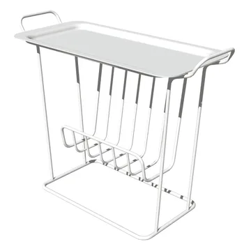 Mesa com tabuleiro de contraplacado Minnie Mae - branco - Maze