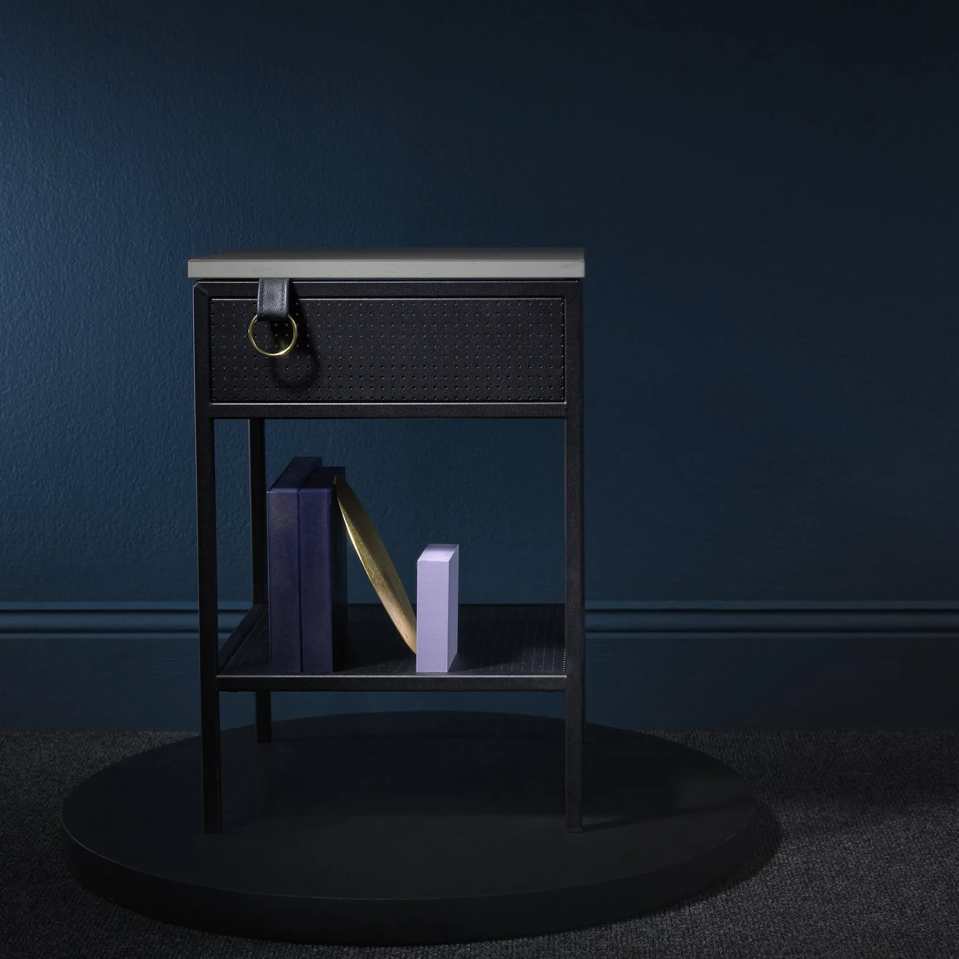 Mesa de cabeceira esquerda Tracy, Preto  Maze