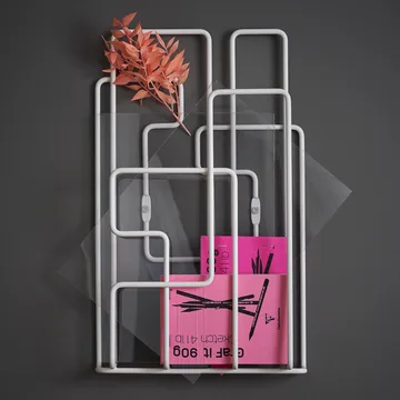 Porta revistas Little Saturday - branco - Maze