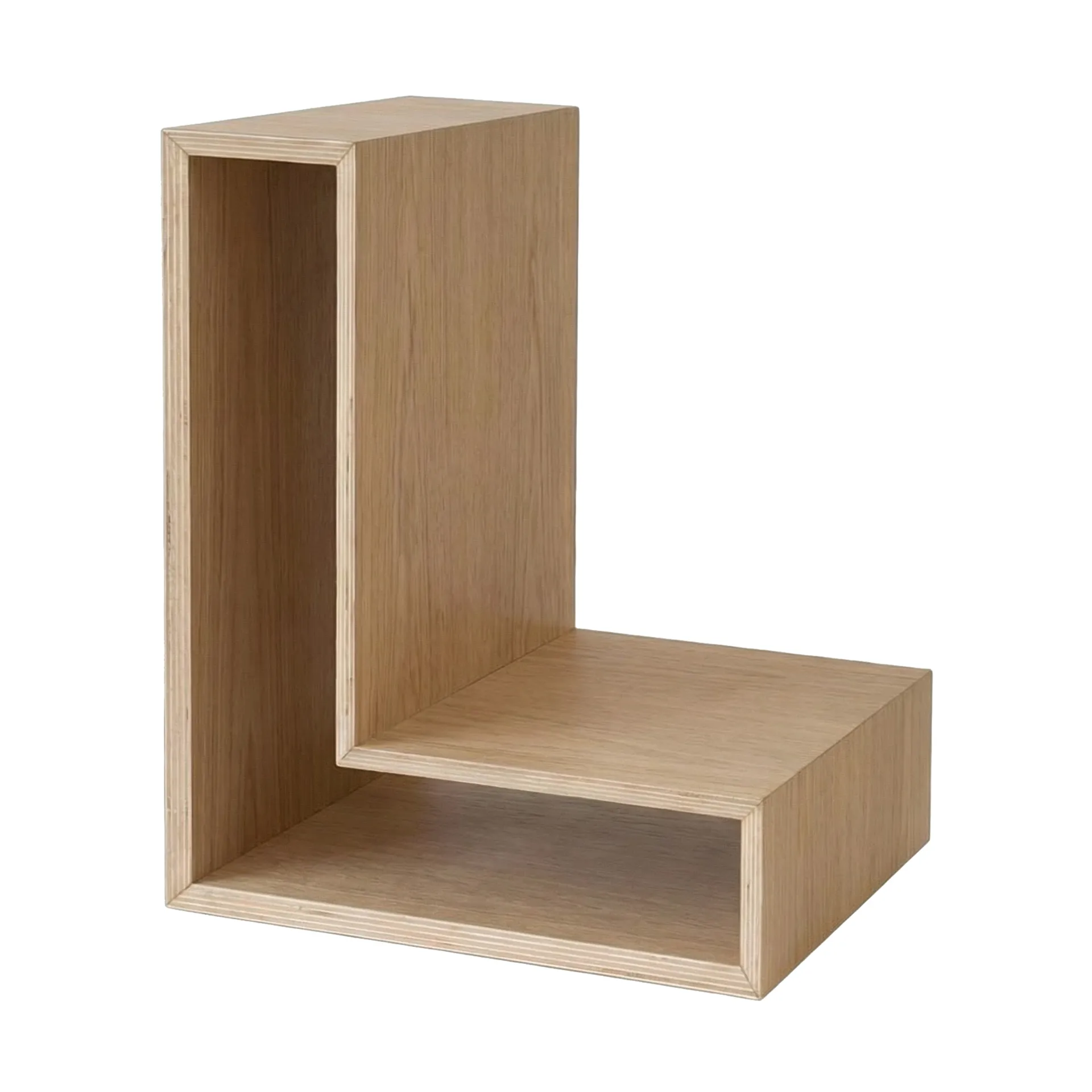Prateleira de parede L-shelf, Carvalho, 30x38x29 cm Maze