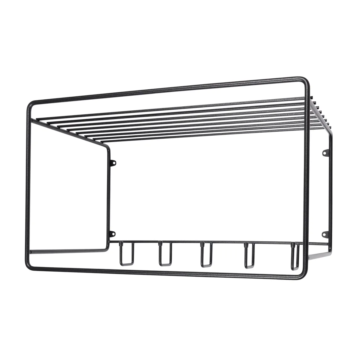 Prateleira para chapéus Uptown, Preto Maze