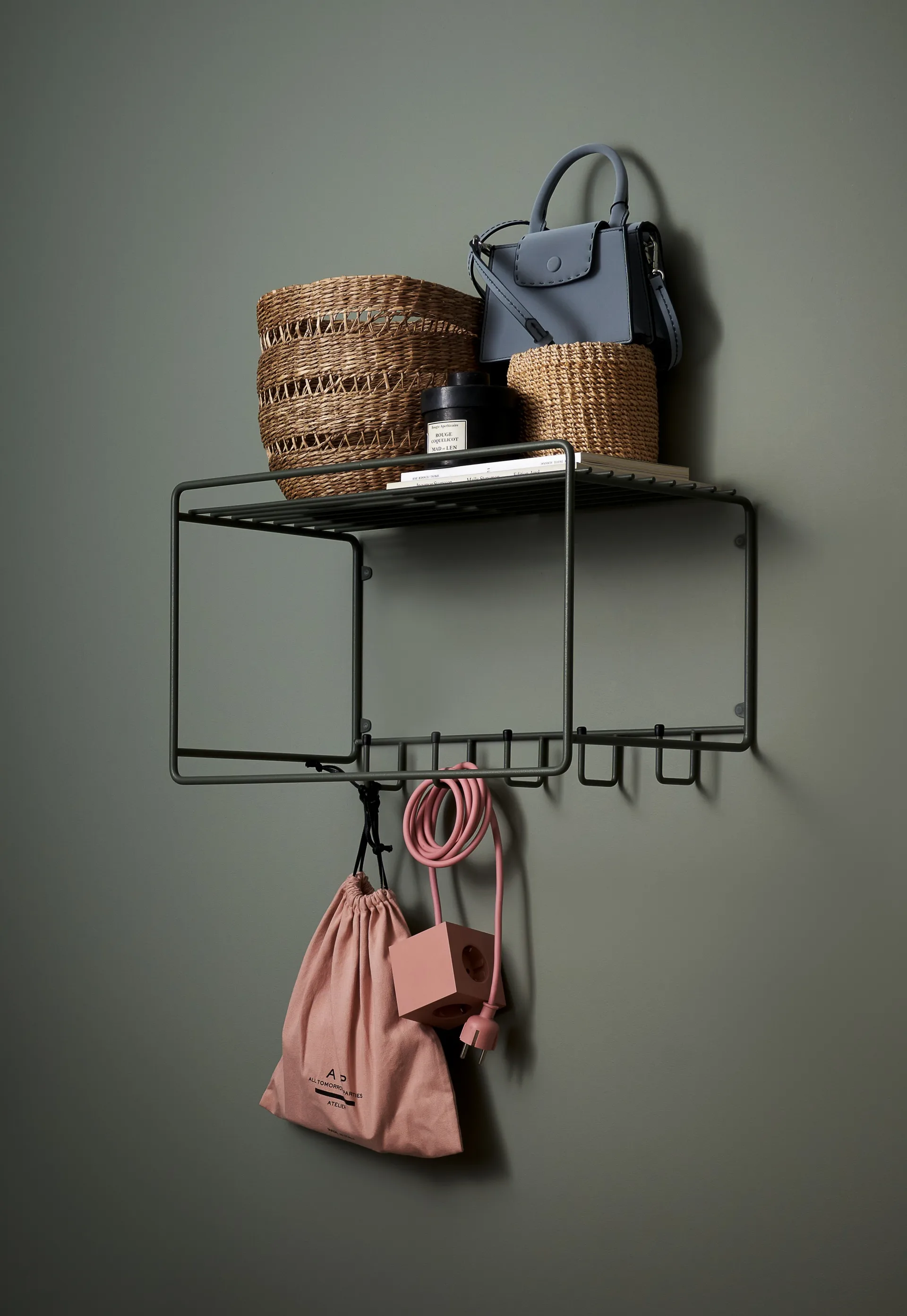 Prateleira para chapéus Uptown, Verde Maze