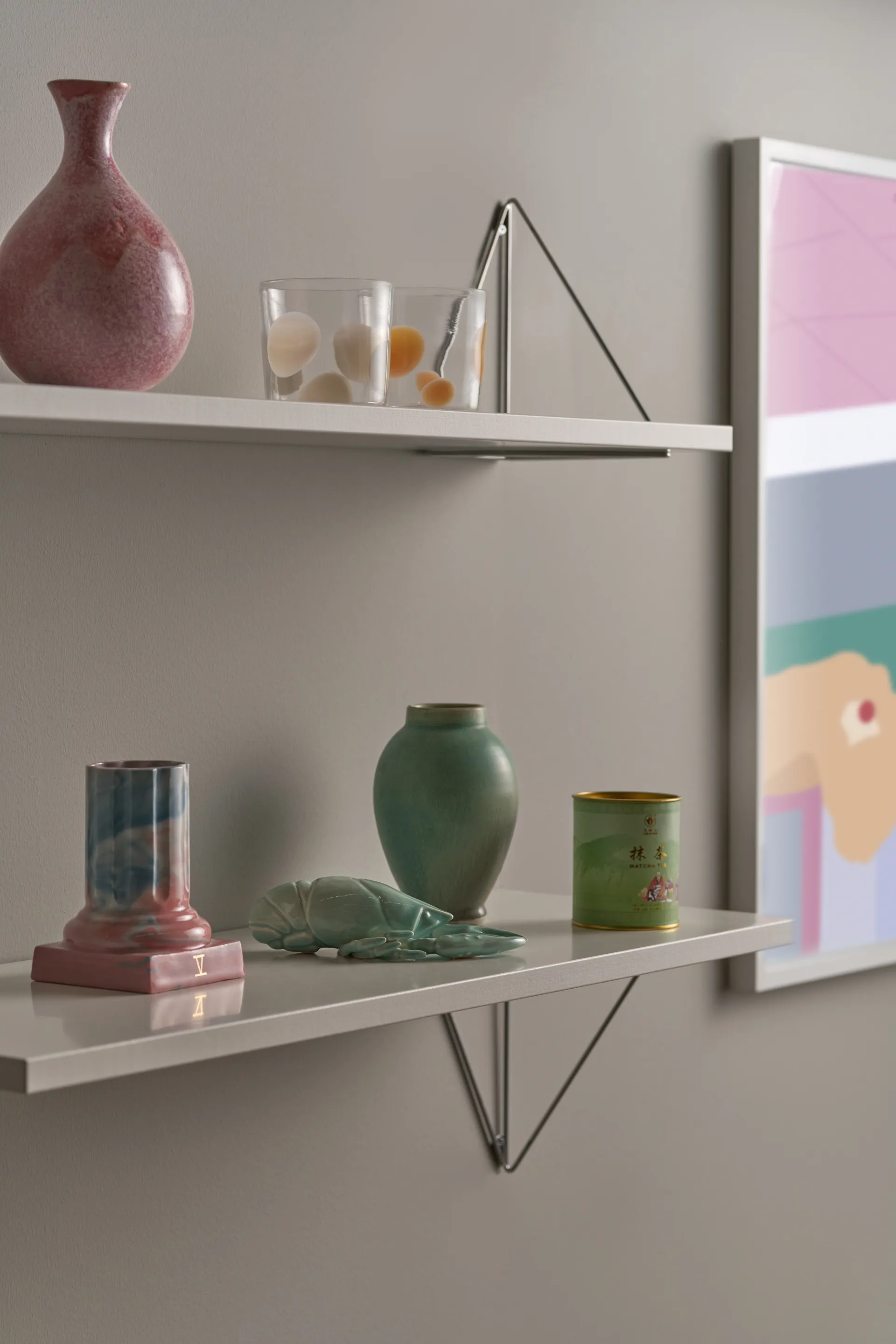 Prateleira Pythagoras, branco Maze