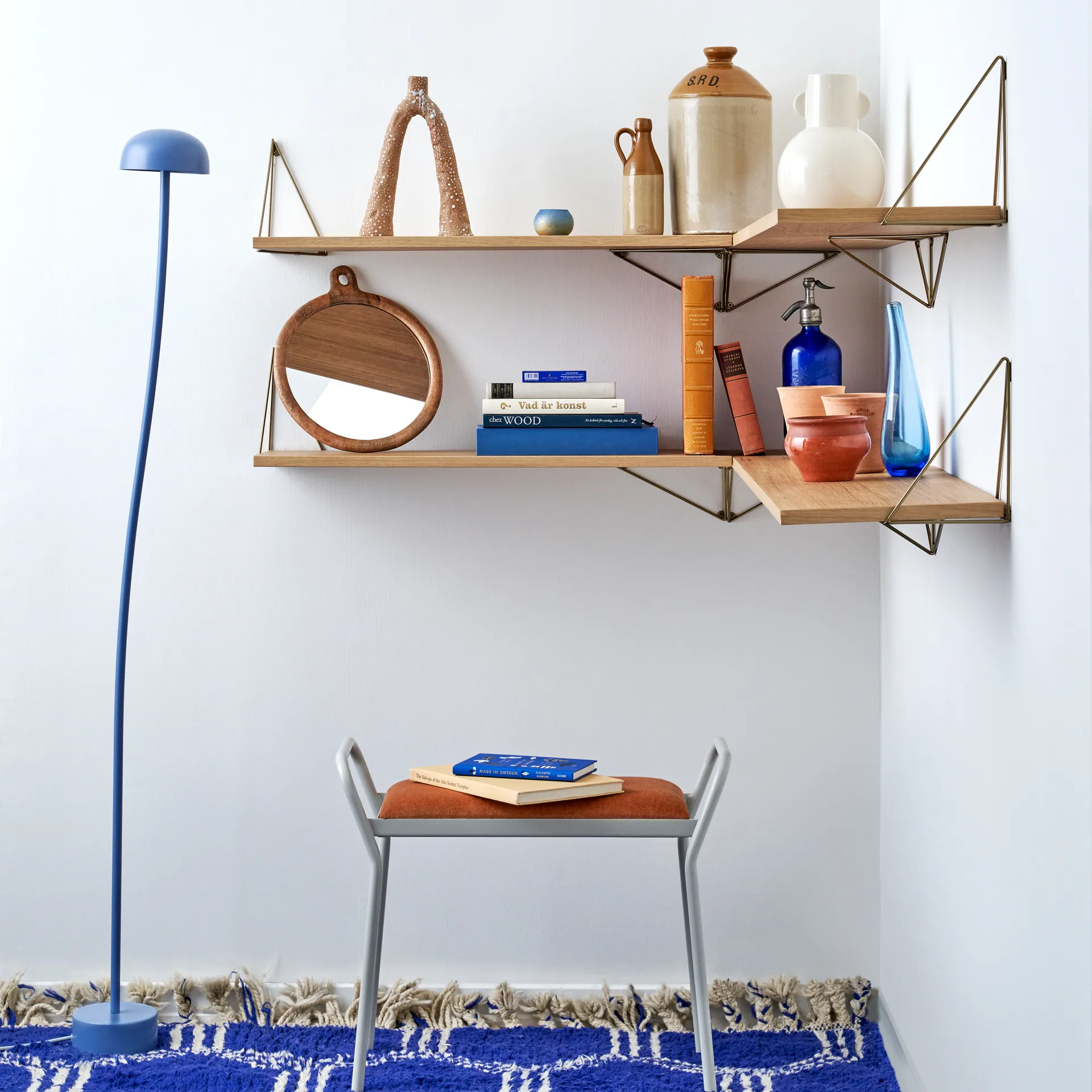 Prateleira Pythagoras, carvalho Maze