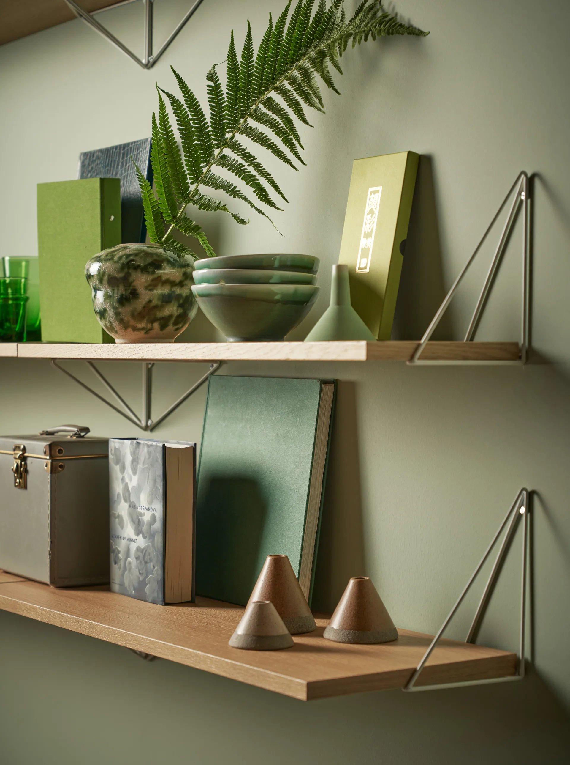 Prateleira Pythagoras, grande, carvalho Maze