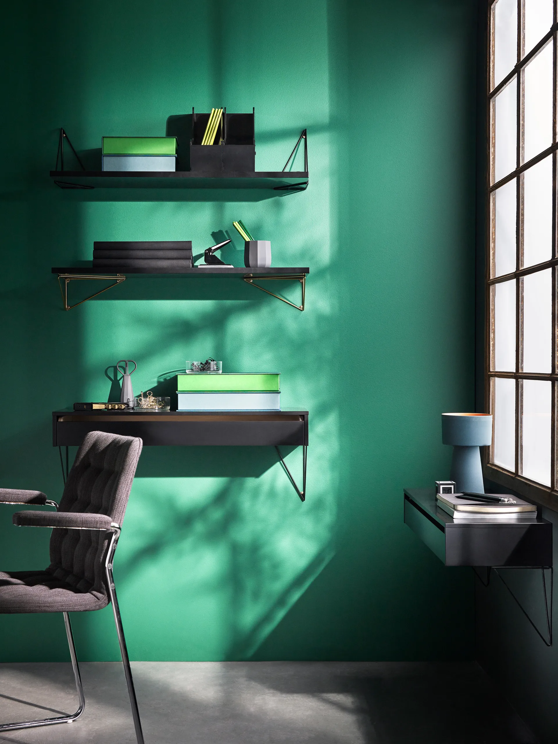 Prateleira Pythagoras, grande, preto Maze