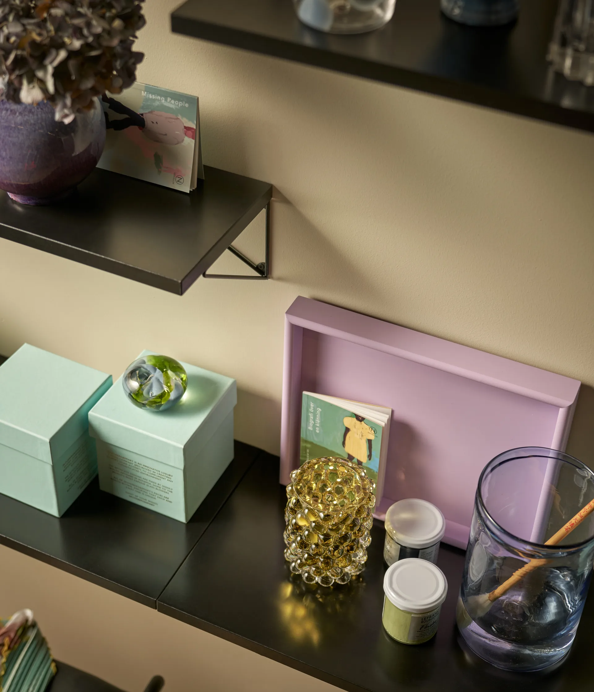 Prateleira Pythagoras, grande, preto Maze