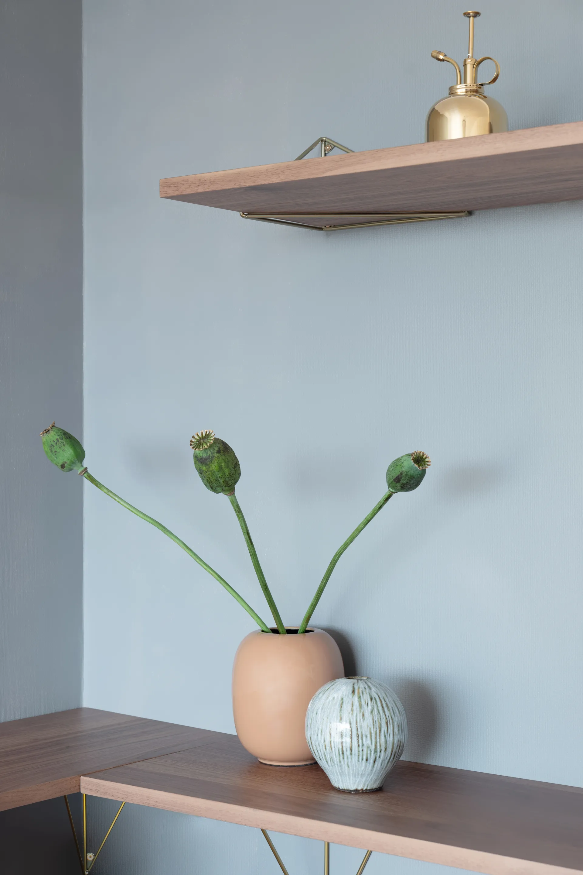 Prateleira Pythagoras, nogueira Maze