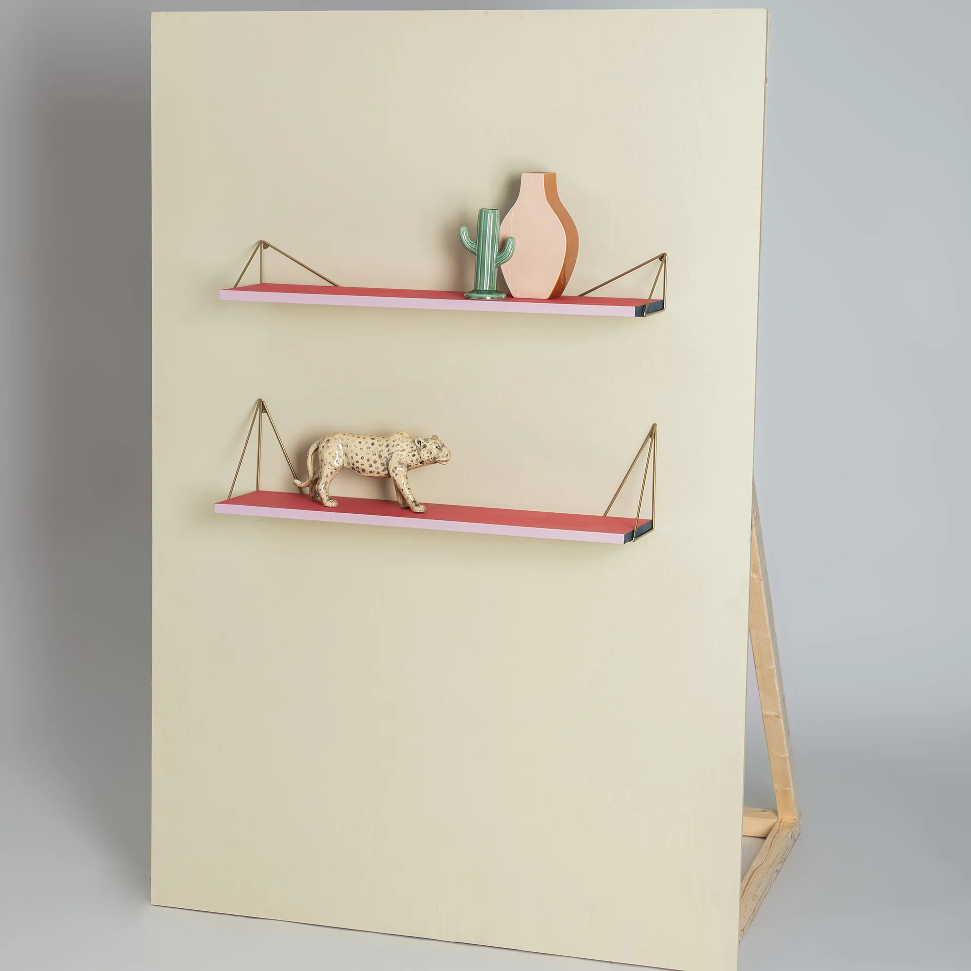 Prateleira Pythagoras Play, latão Maze