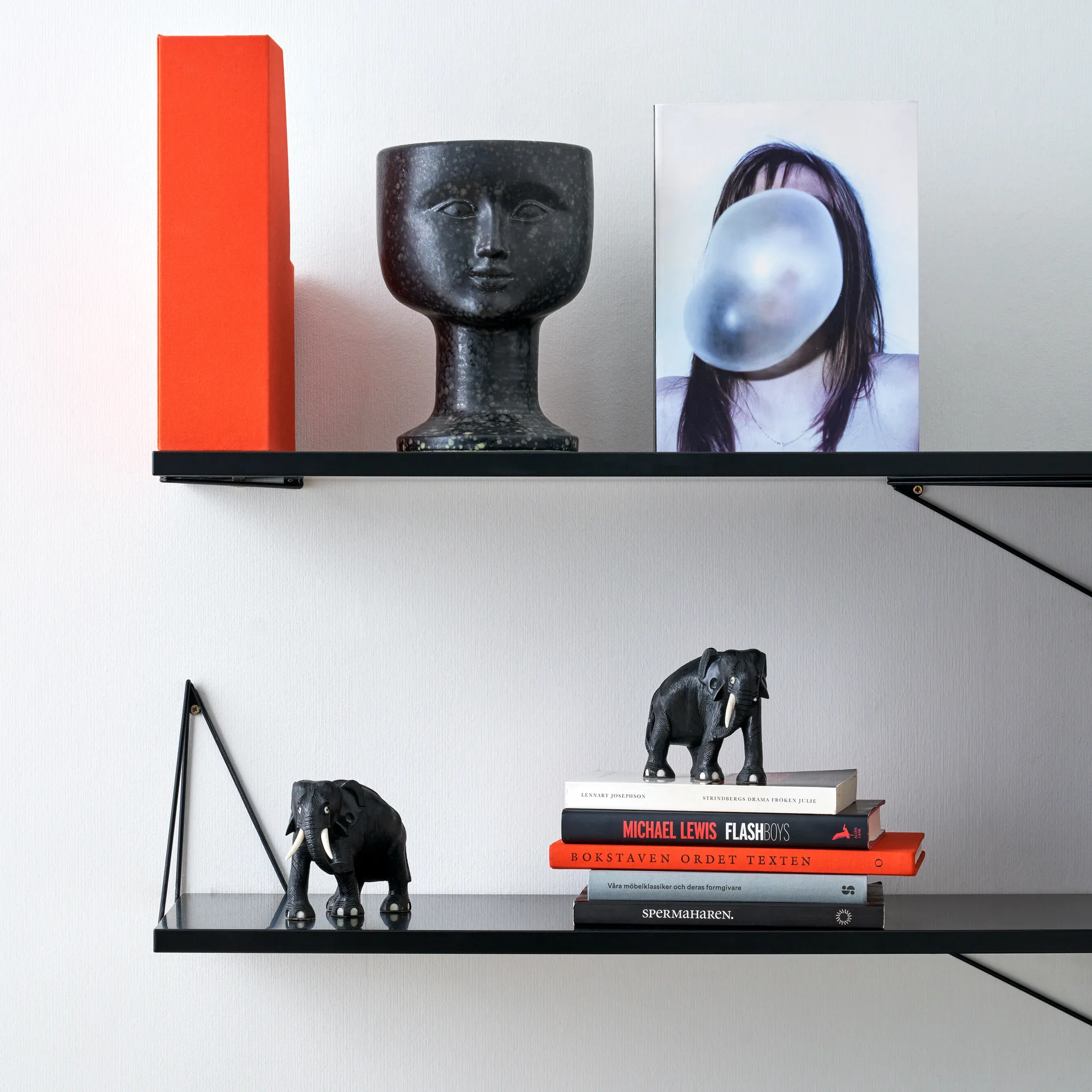 Prateleira Pythagoras, preto Maze