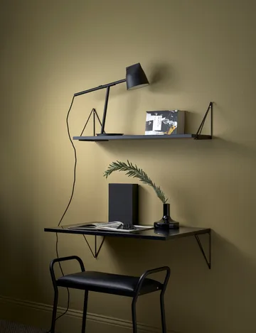 Pythagoras prateleira, preto, 20x80 cm - Maze