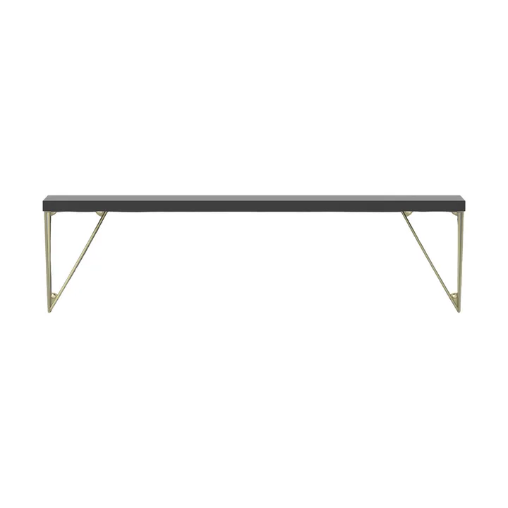 Pythagoras prateleira, preto-latim, 20x80 cm - Maze