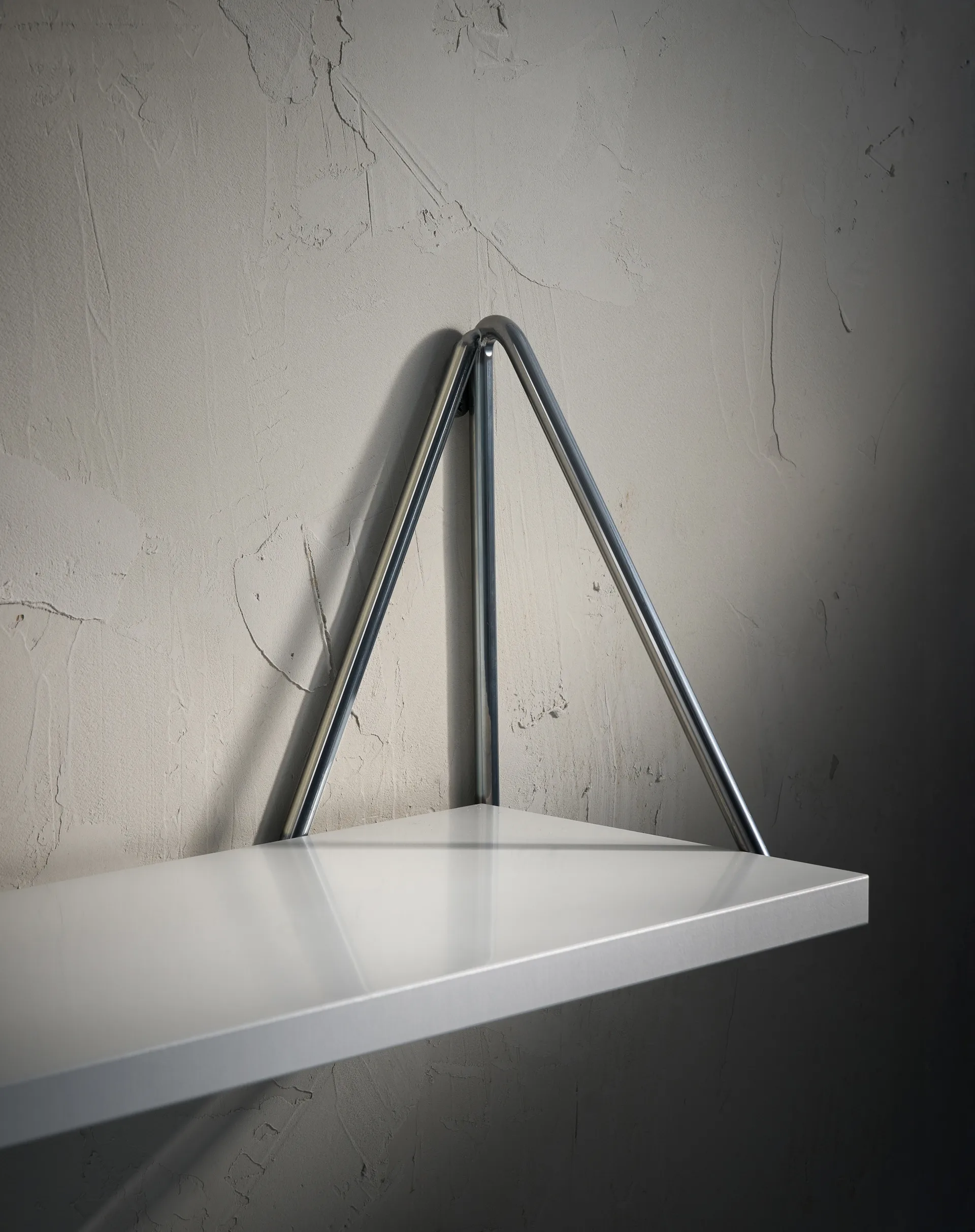 Pythagoras XL suportes 2 unidades, Cromado Maze