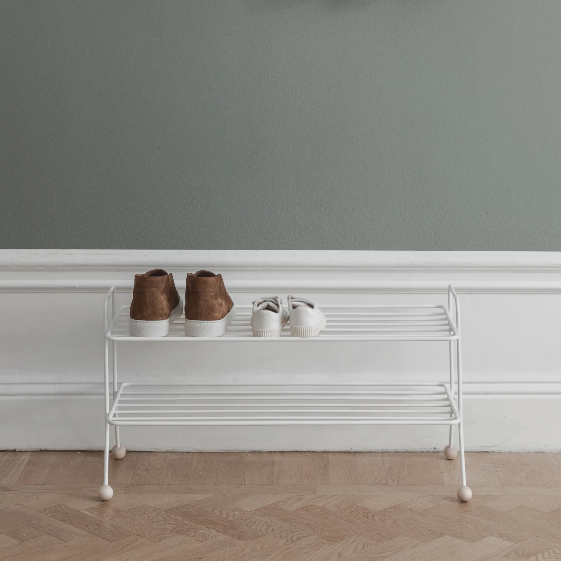 Sapateira Bill, branco Maze