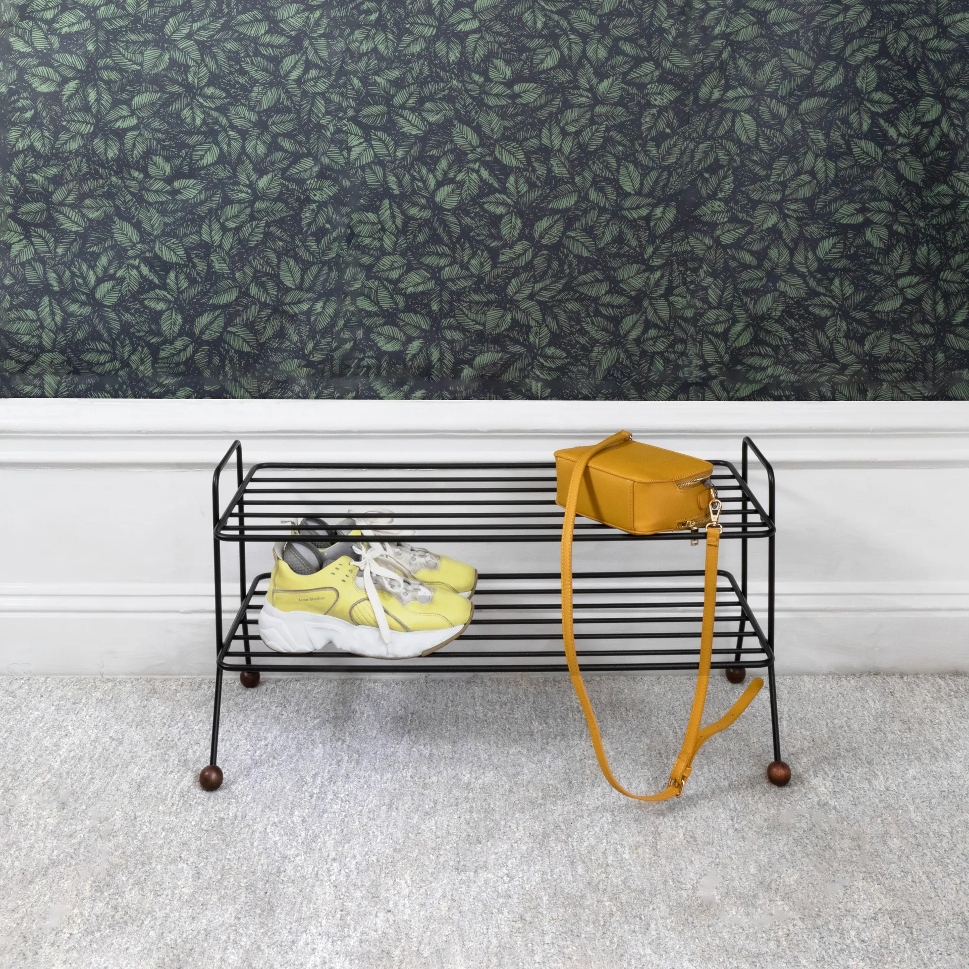 Sapateira Bill, preto-castanho escuro Maze