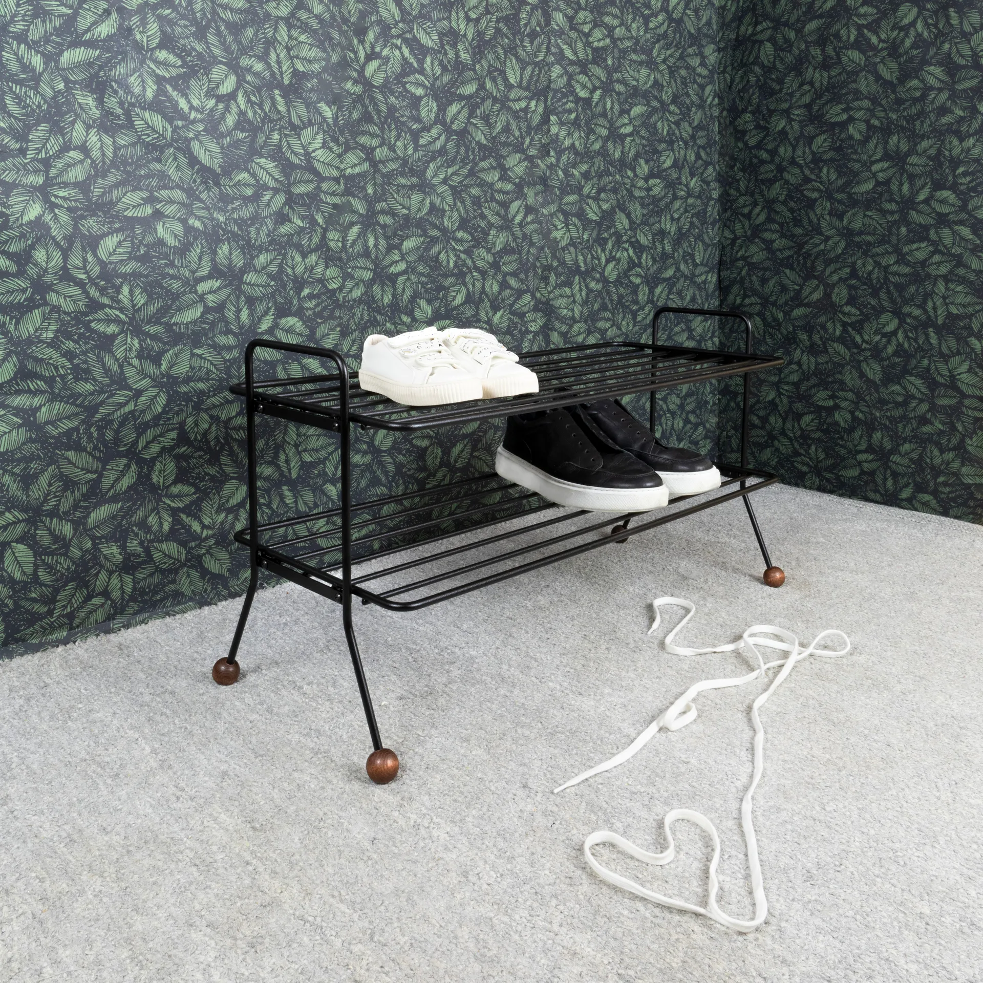 Sapateira Bill, preto-castanho escuro Maze