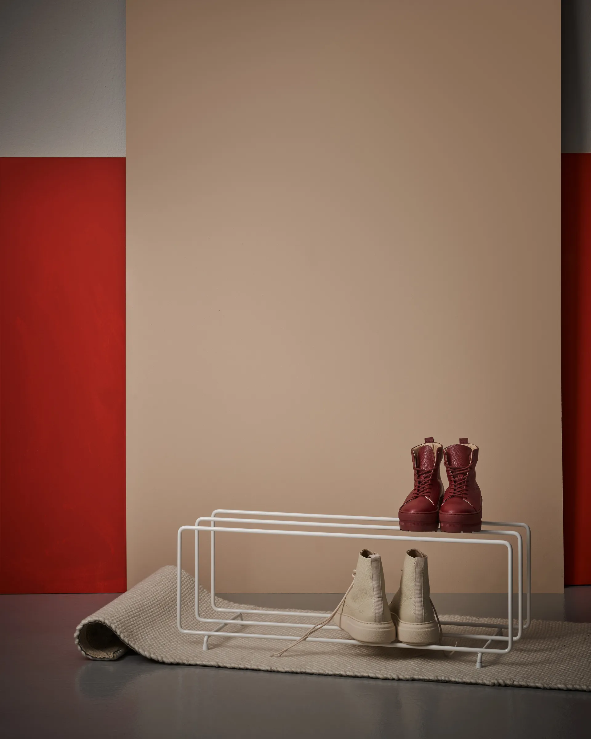 Sapateira Mixrack L, Branco Maze