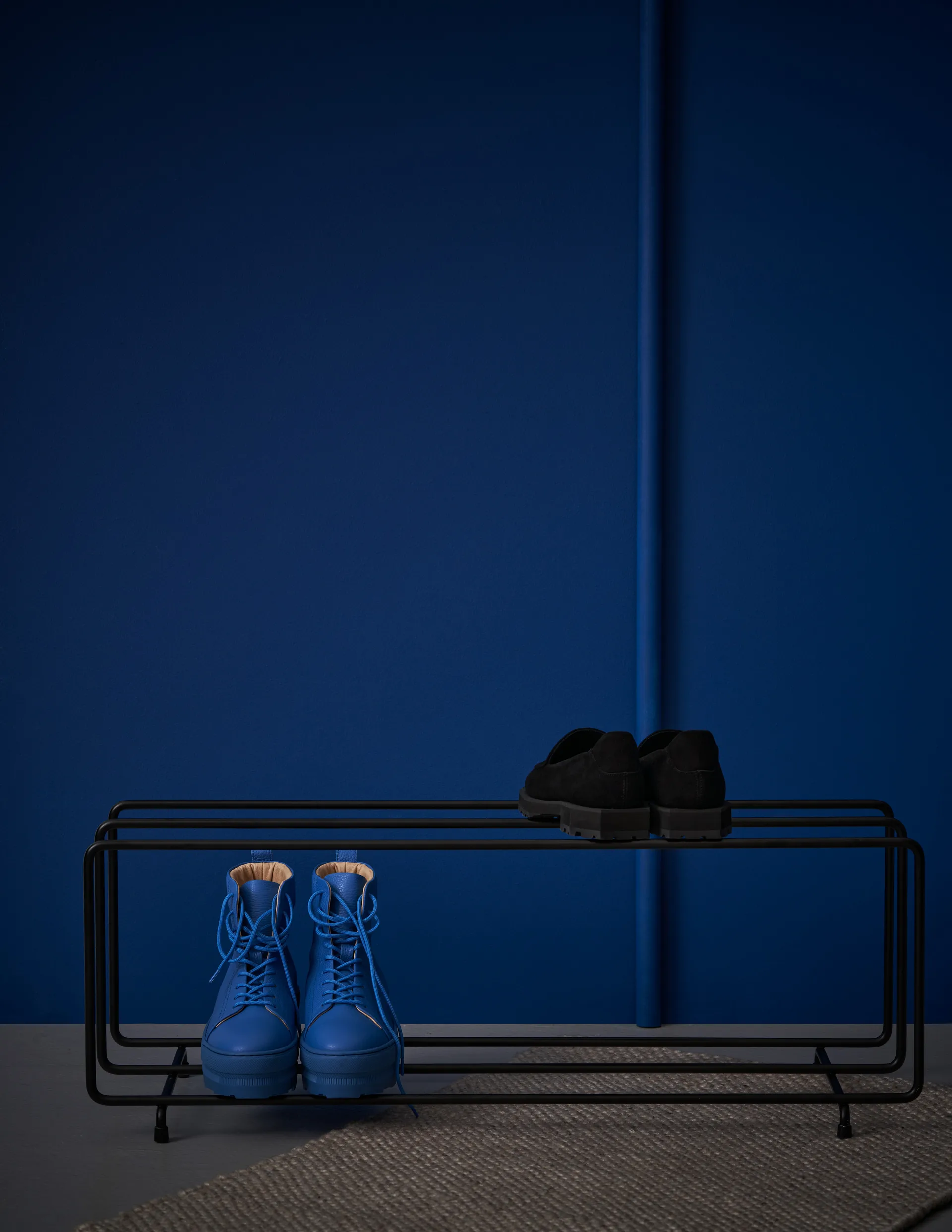 Sapateira Mixrack L, Preto Maze