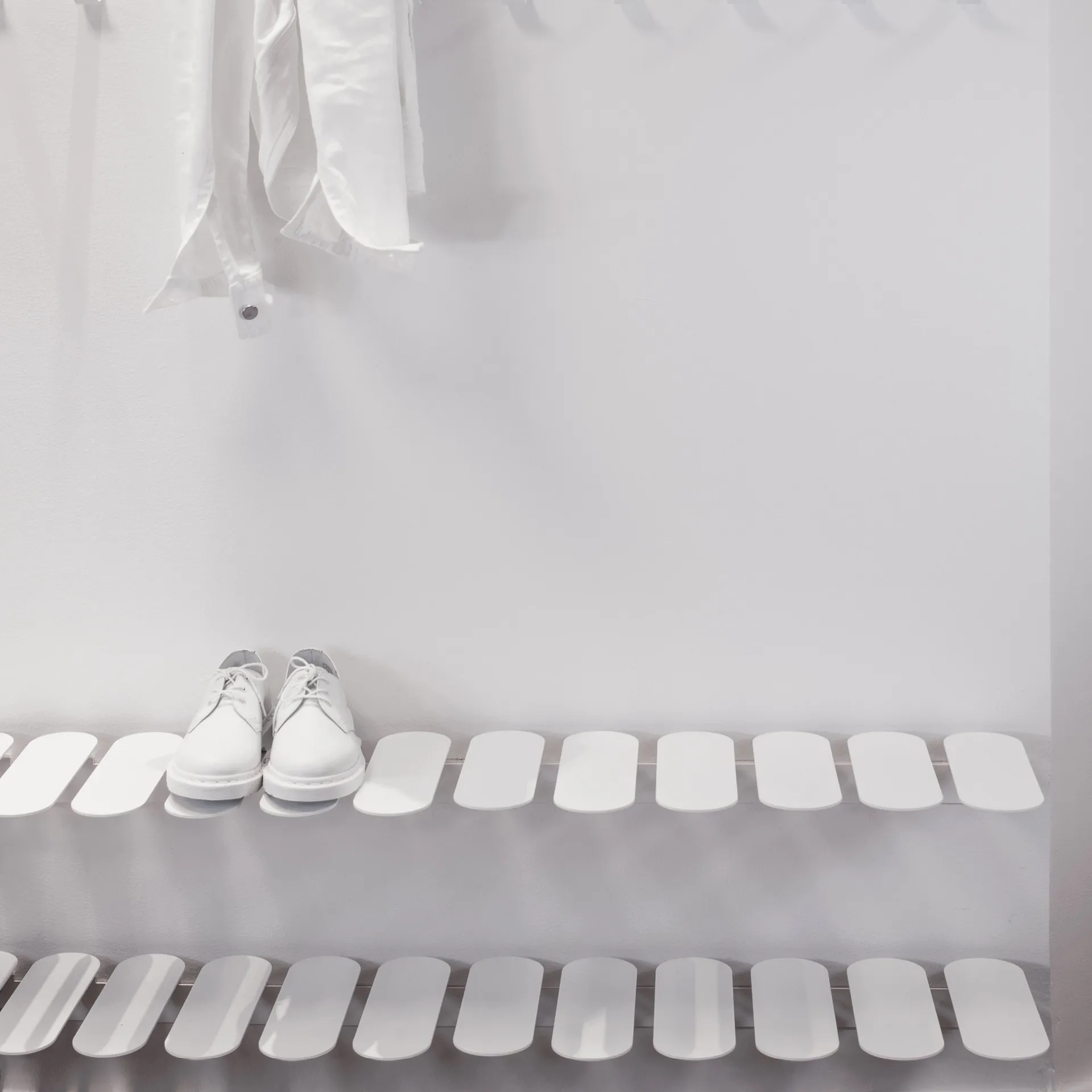 Sapateira Step, branco Maze