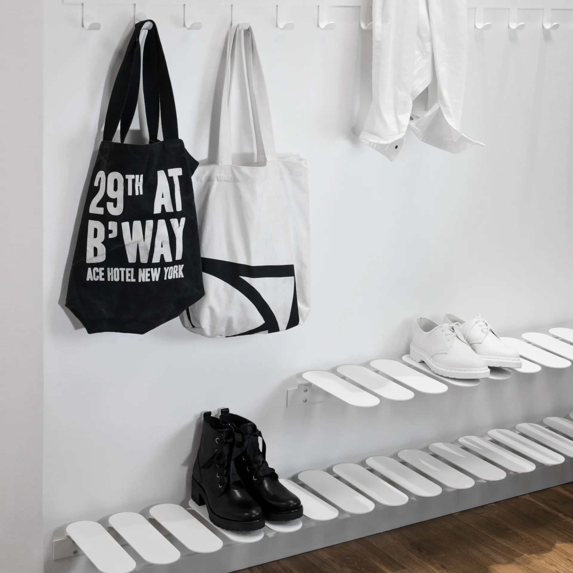 Sapateira Step, branco Maze