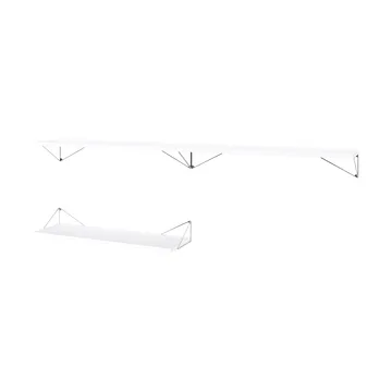 Sistema de estantes Pythagoras Bundle A branco-cromo - Maze