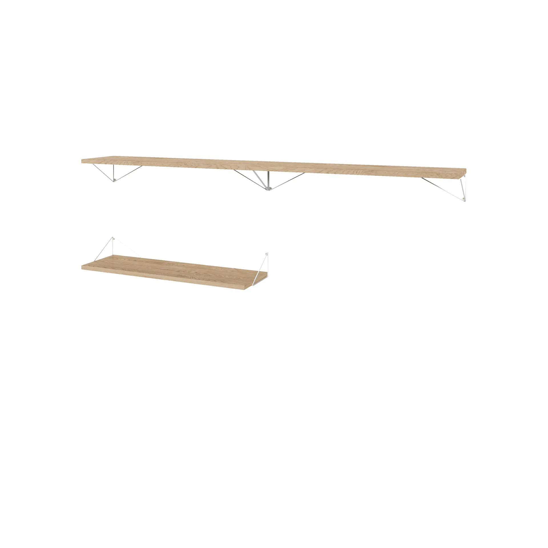 Sistema de estantes Pythagoras Bundle A carvalho-branco Maze