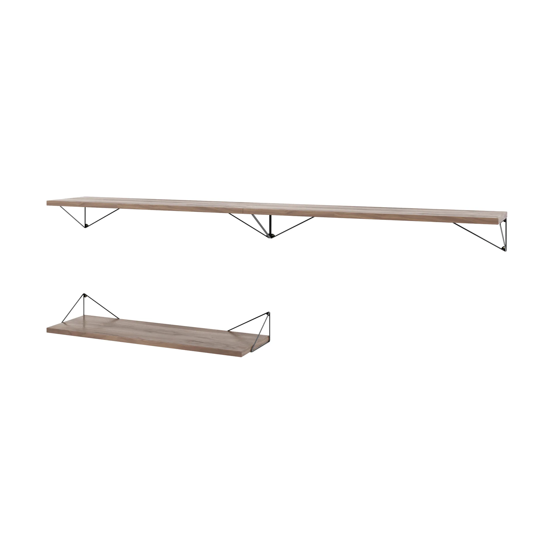 Sistema de estantes Pythagoras Bundle A nogueira-preto Maze