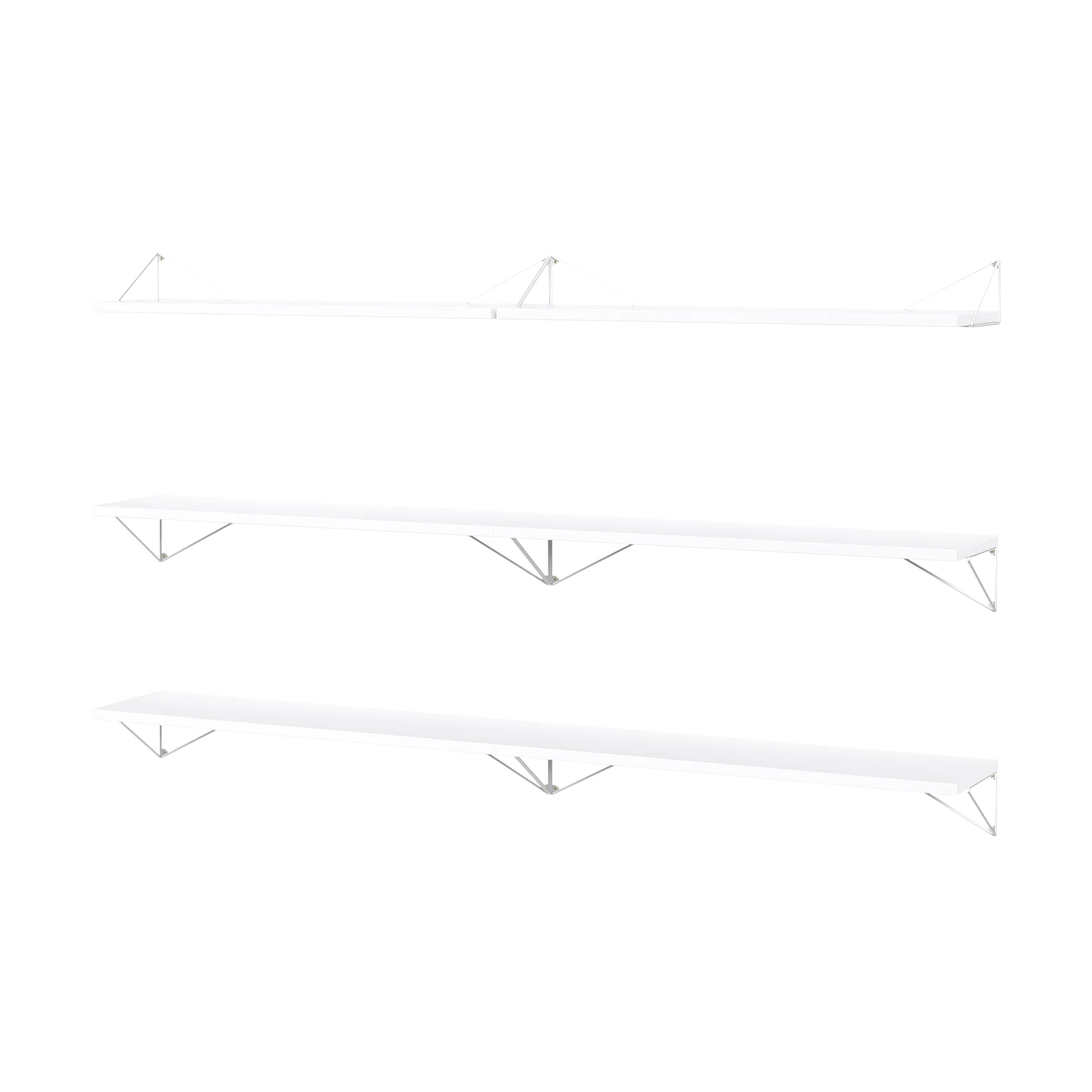 Sistema de estantes Pythagoras Bundle B branco-branco,  Maze