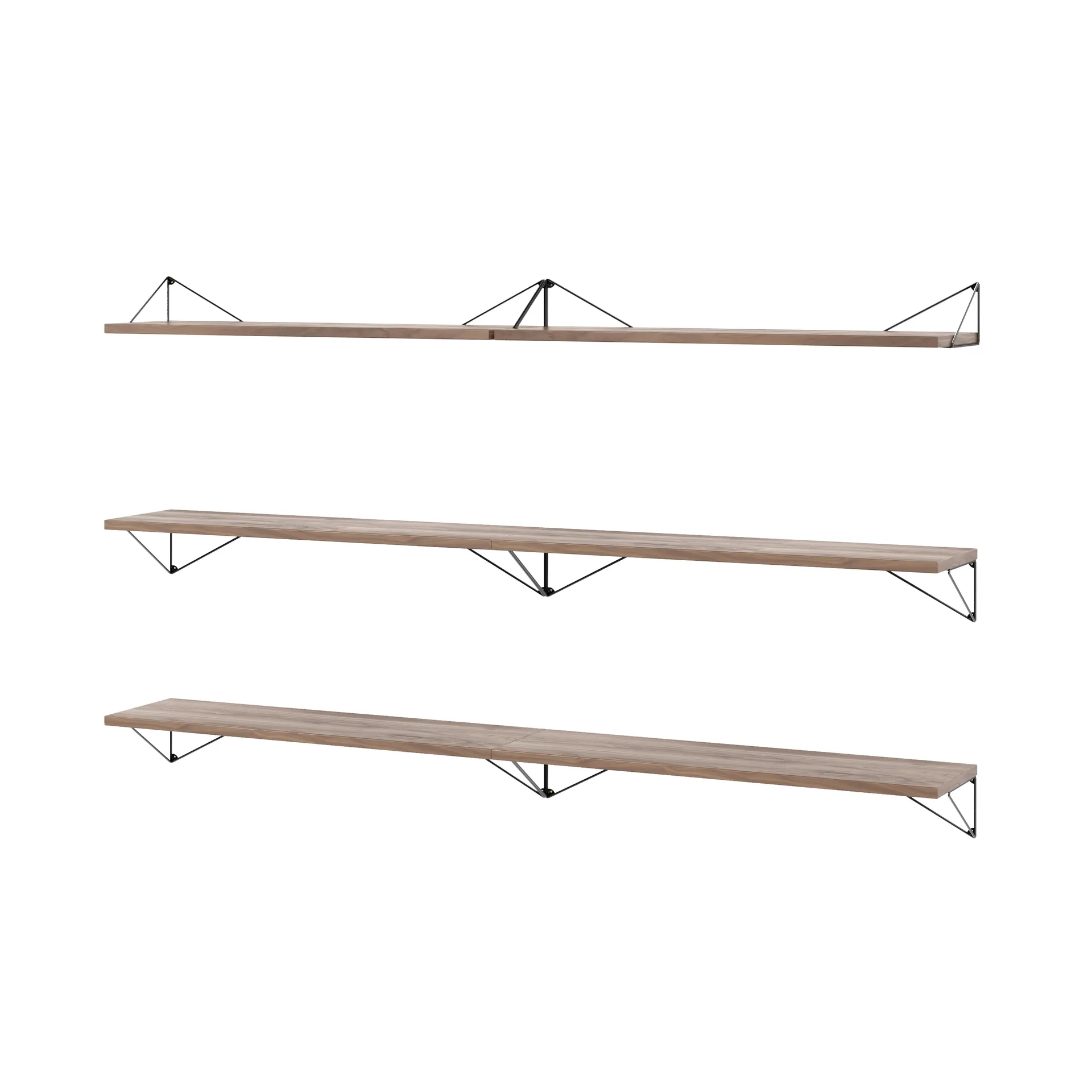 Sistema de estantes Pythagoras Bundle B nogueira-preto Maze