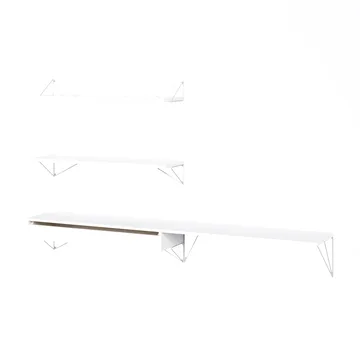Sistema de estantes Pythagoras Bundle D branco-branco - Maze