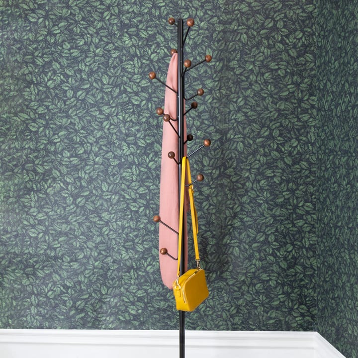 Suporte para cabides Bill Floor, Castanho escuro-preto Maze
