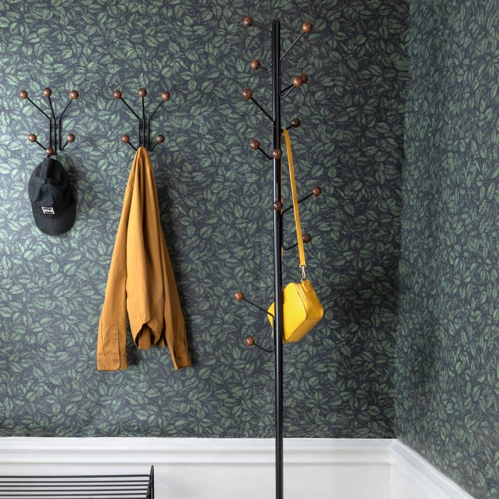 Suporte para cabides Bill Floor, Castanho escuro-preto Maze