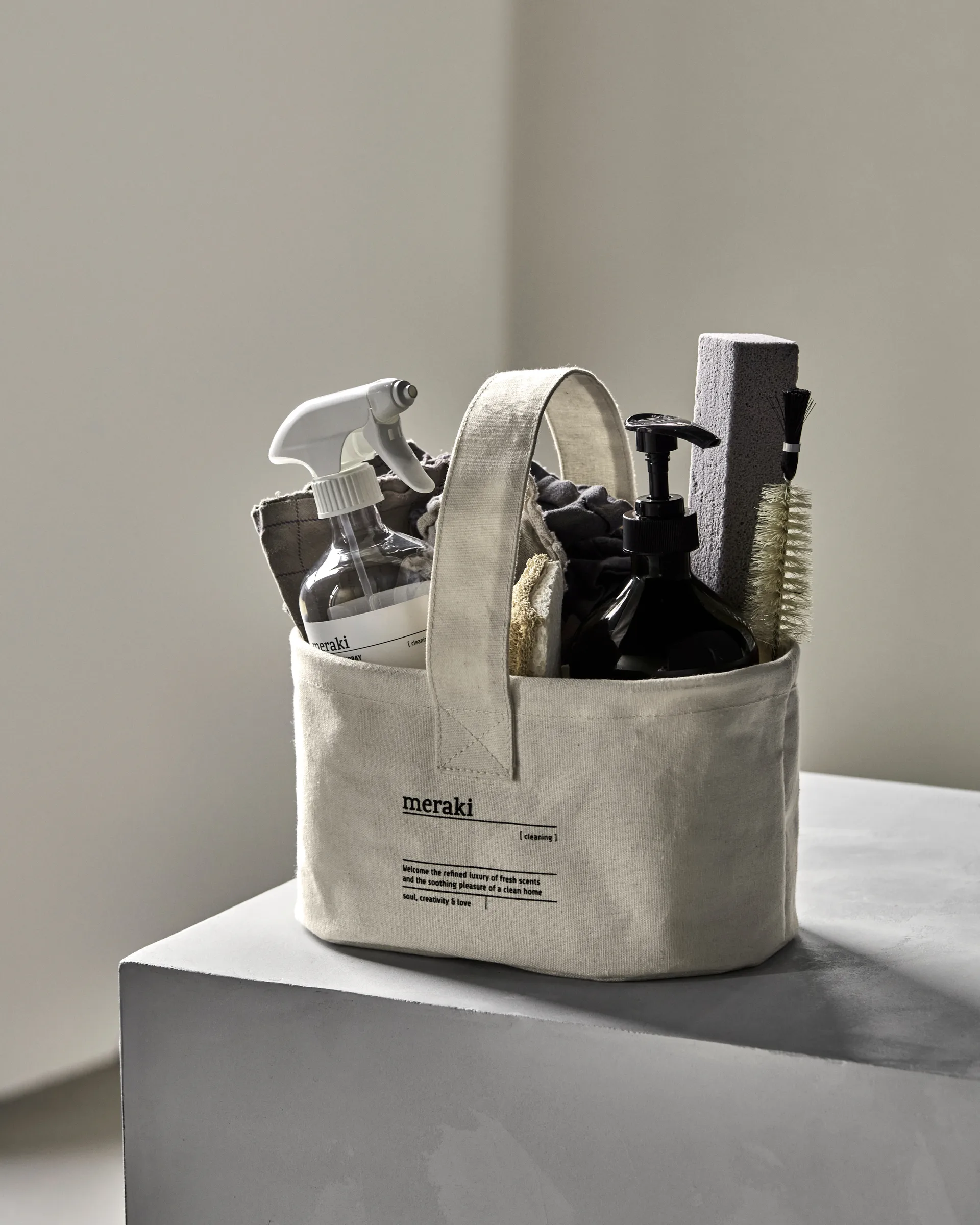 Clean cesto, Branco Meraki