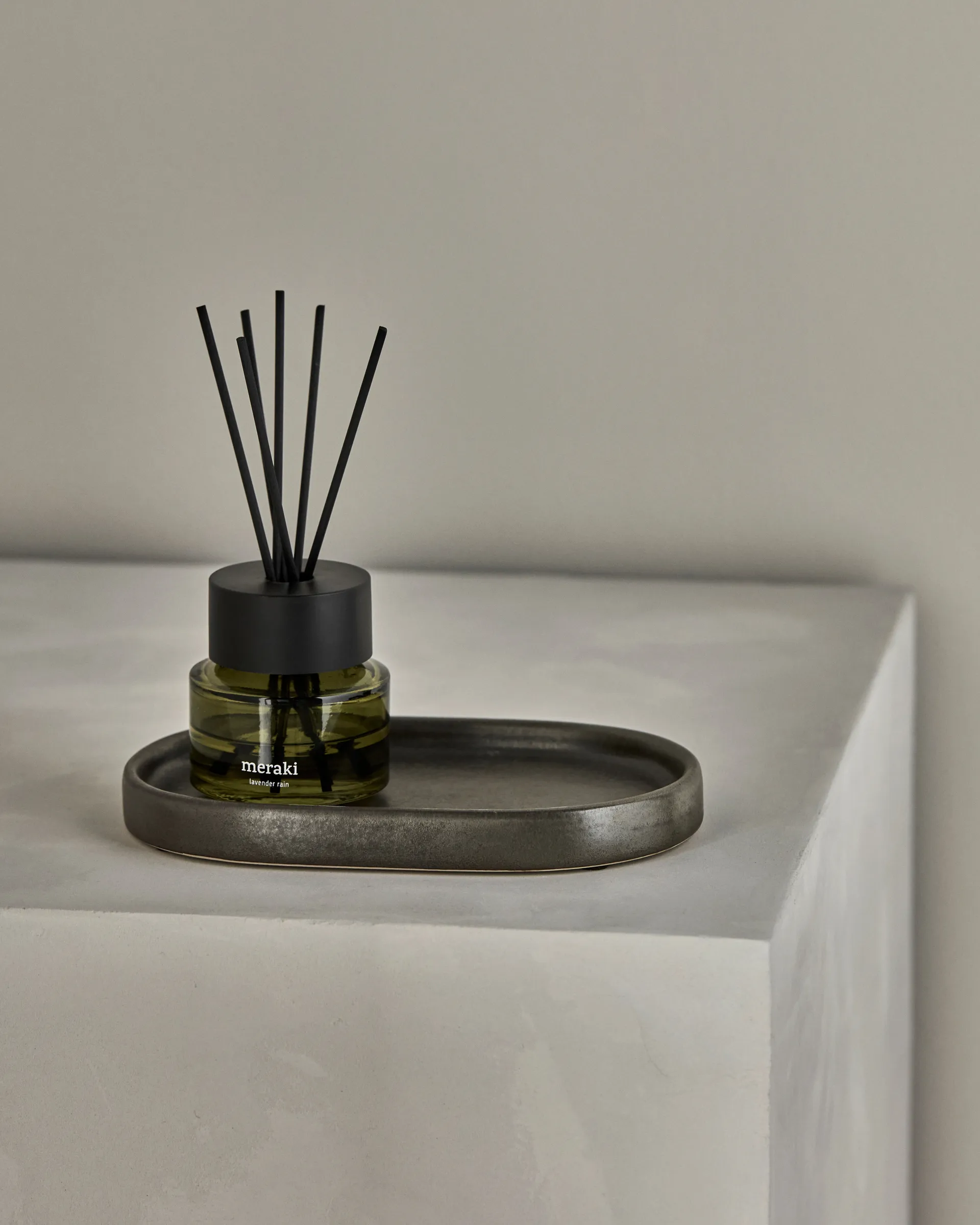 Datura tabuleiro 12,5x20 cm, Cinza escuro Meraki