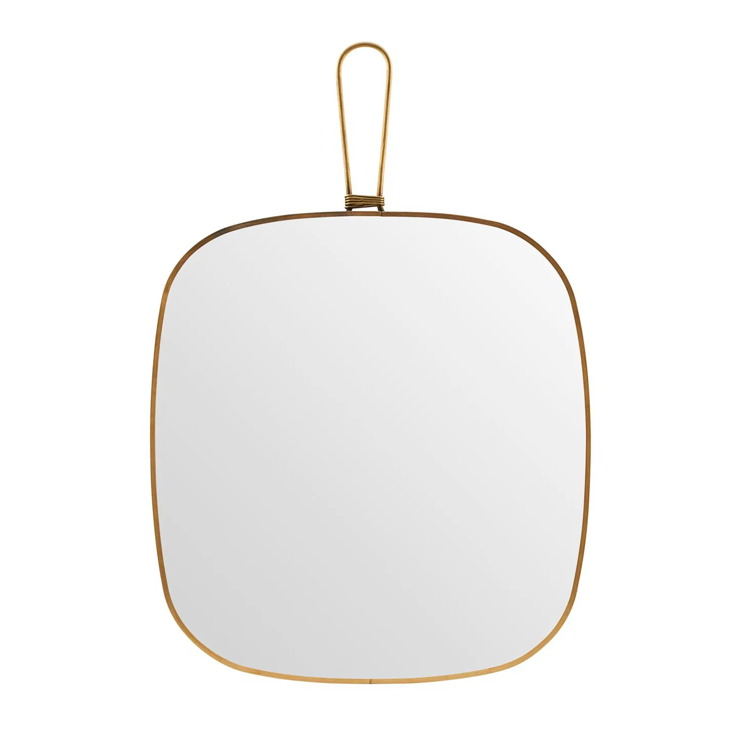 Espelho Meraki 26x28 cm, latão Meraki