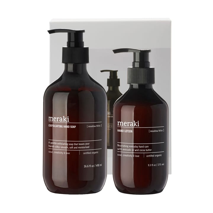 Meraki conjunto de presente com sabonete líquido para mãos e loção para mãos, Meadow bliss Meraki