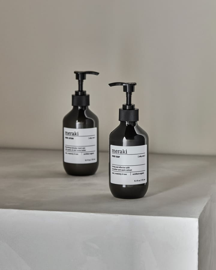 Meraki conjunto de presente com sabonete líquido para mãos e loção para mãos, Névoa sedosa Meraki