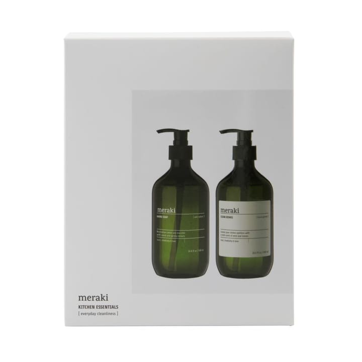 Meraki conjunto de presente, sabonete líquido para mãos e detergente para loiça, Anti-odor forest garden Meraki