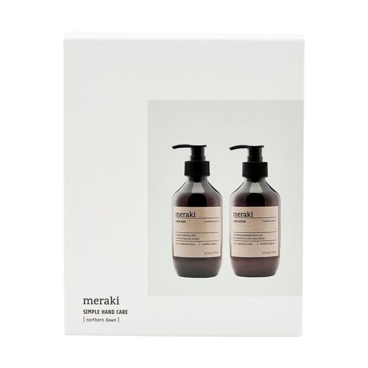Meraki conjunto de presente, sabonete líquido para mãos e loção para mãos - Northern dawn - Meraki