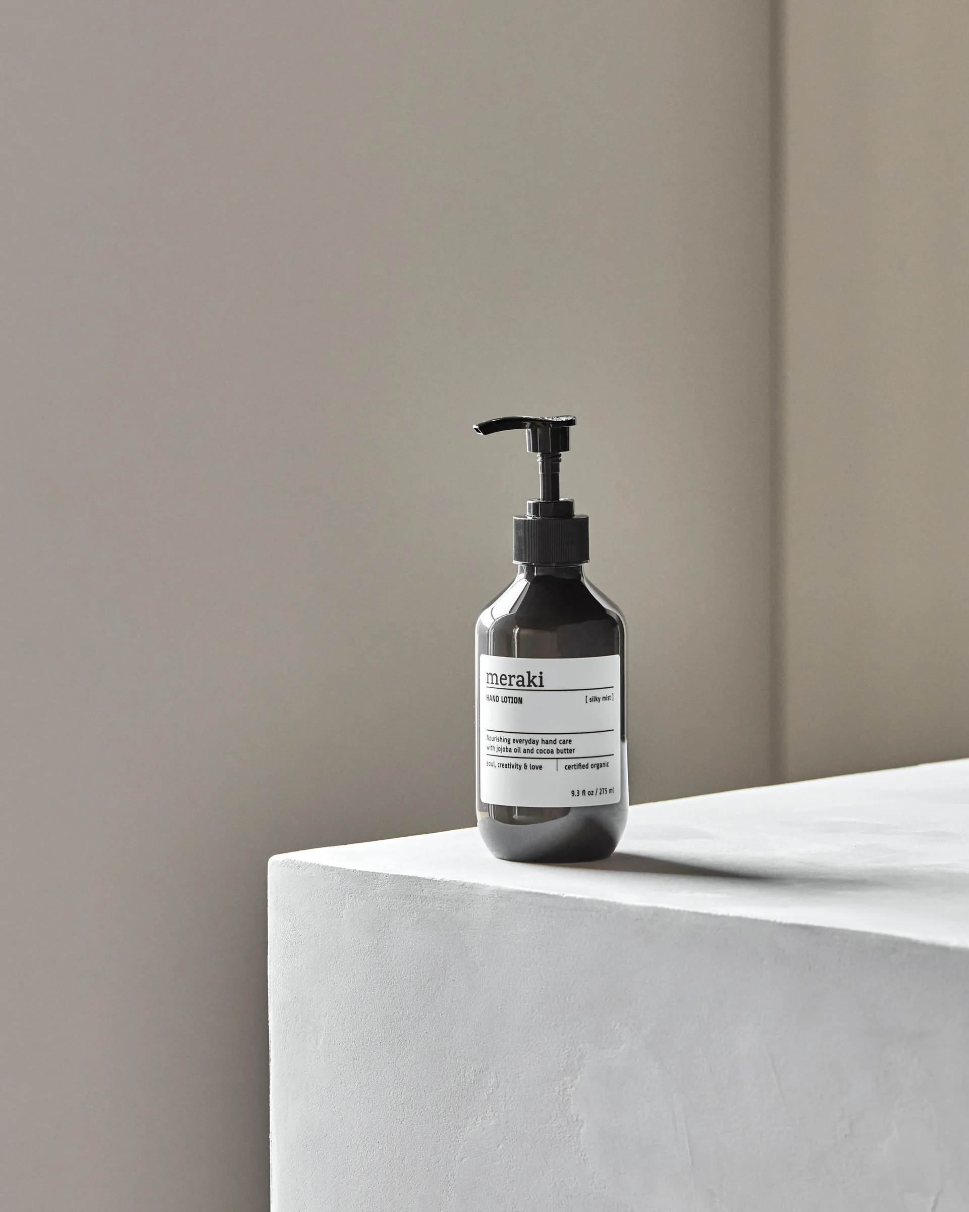 Meraki loção de mãos 275 ml, Névoa sedosa Meraki