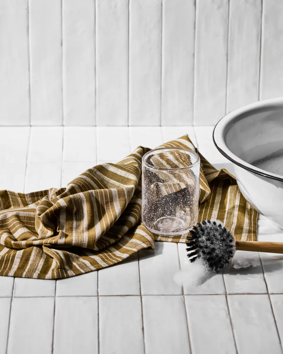 Meraki pano de cozinha 50x70 cm 2 unidades, Azeitona escura Meraki