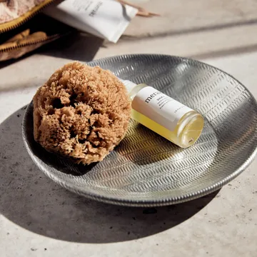 Tabuleiro Malva Ø20 cm - Prata antiga - Meraki