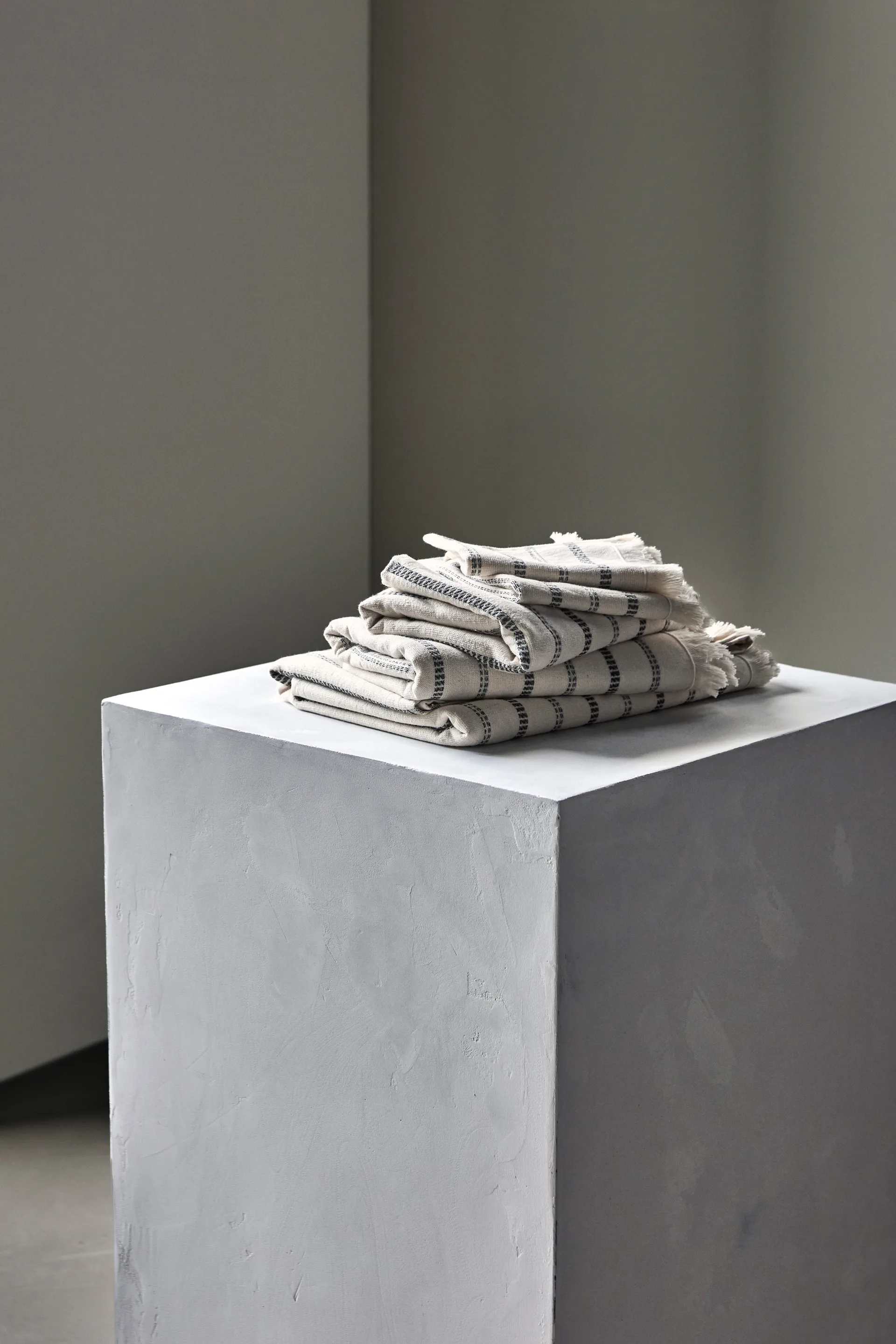 True fralda de lavagem 3 peças, Branco sujo-preto Meraki