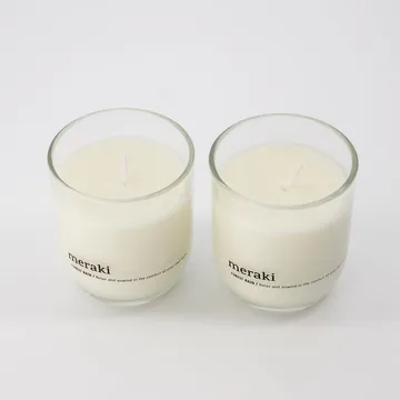 Vela perfumada Meraki 22 horas, 2 unidades - Forest rain - Meraki