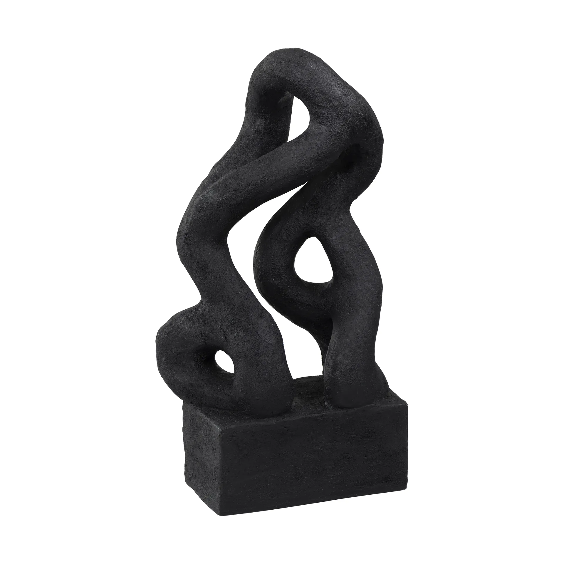 Art peça de escultura simbiosis 29 cm, Preto Mette Ditmer