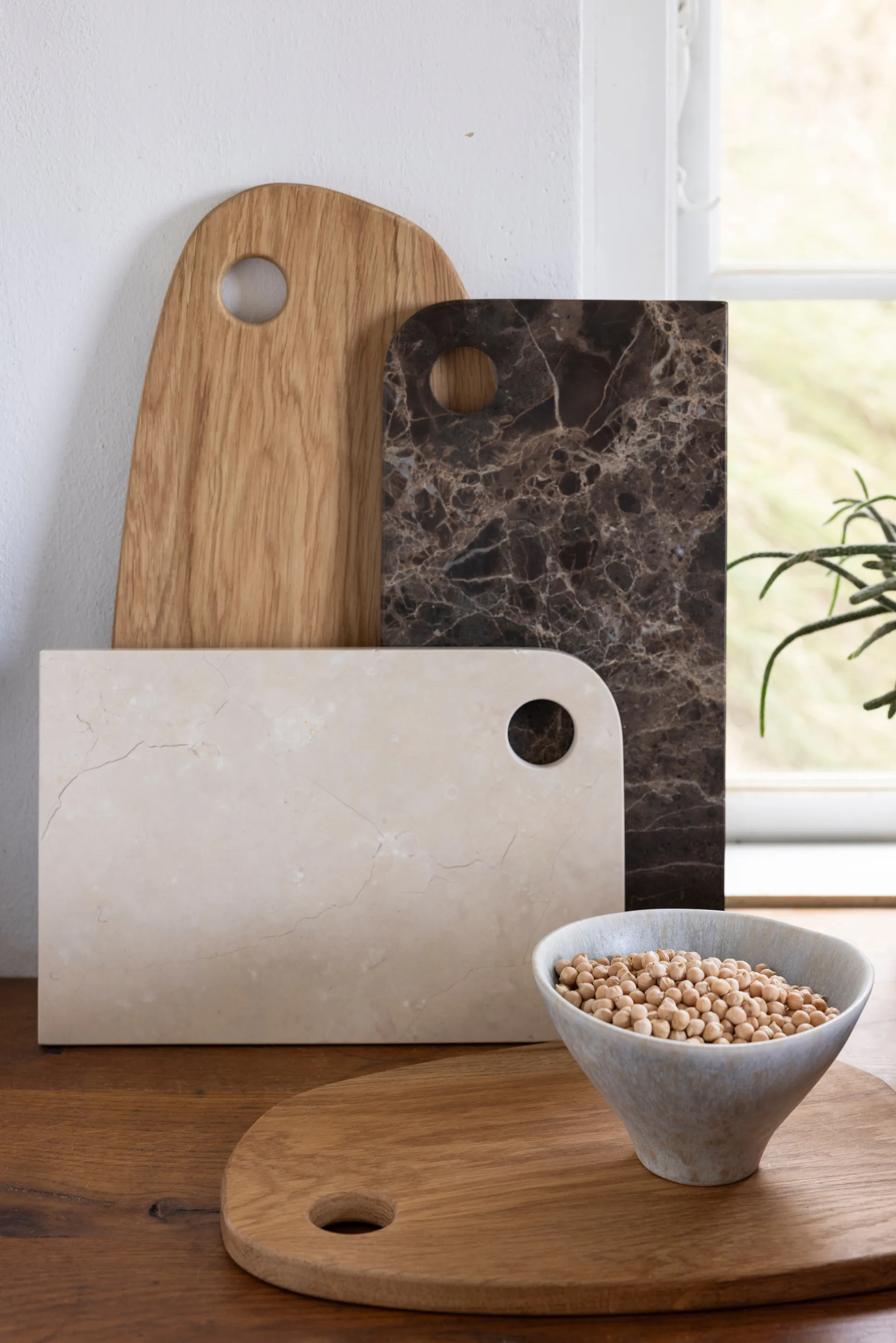 Bandeja de servir Marble média 20x30 cm, Areia Mette Ditmer